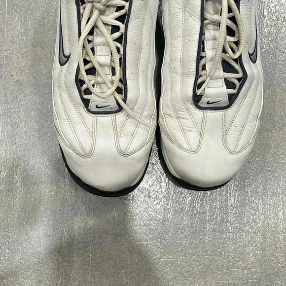 [11W]Nike White Leather Max  Air Golf Sneaker- Men - Picture 5 of 8